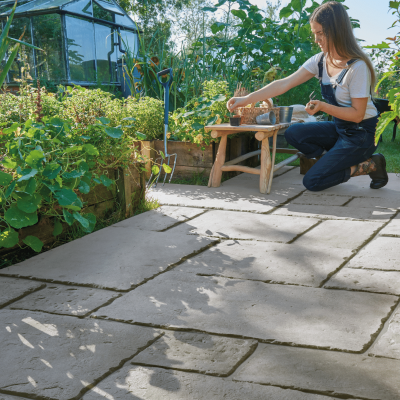 Natural Stone polygonal Plates 15m² paving slabs patio slabs 30-35mm 